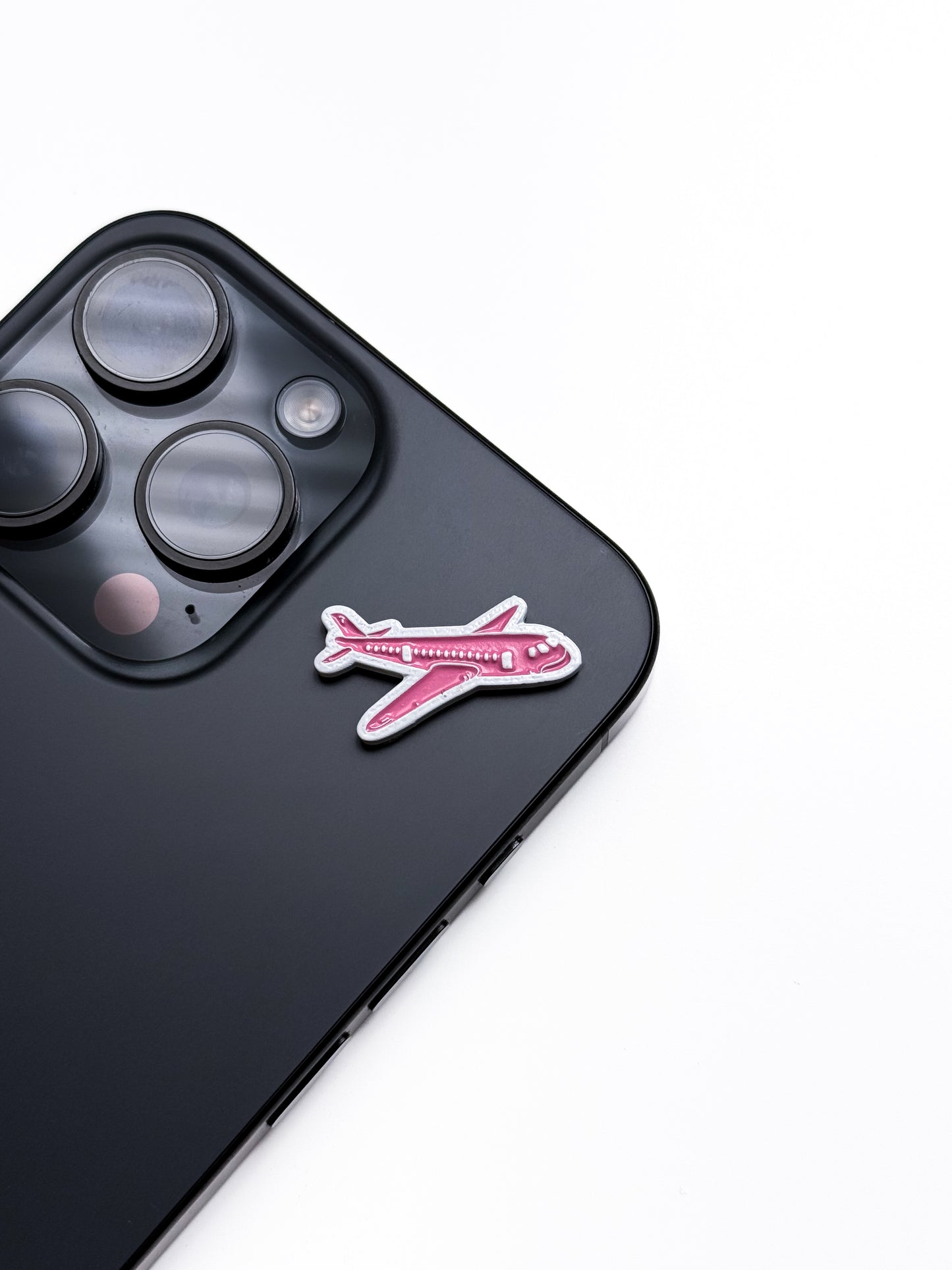Pink airplane