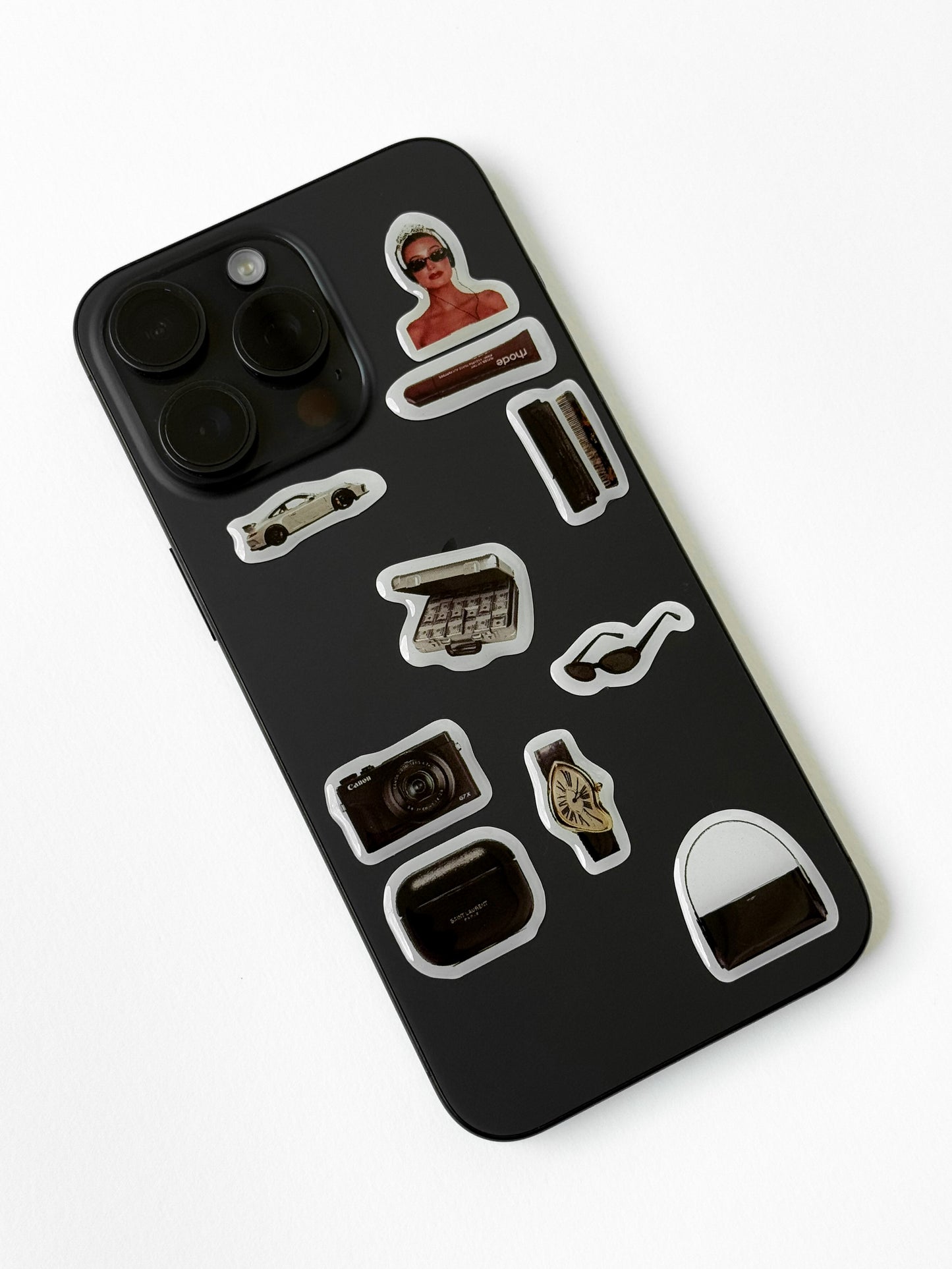 Old money theme puff sticker pack