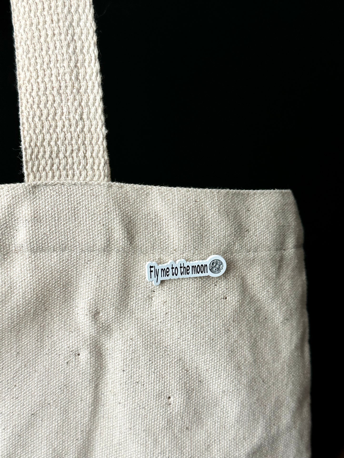 Fly me to the moon pin