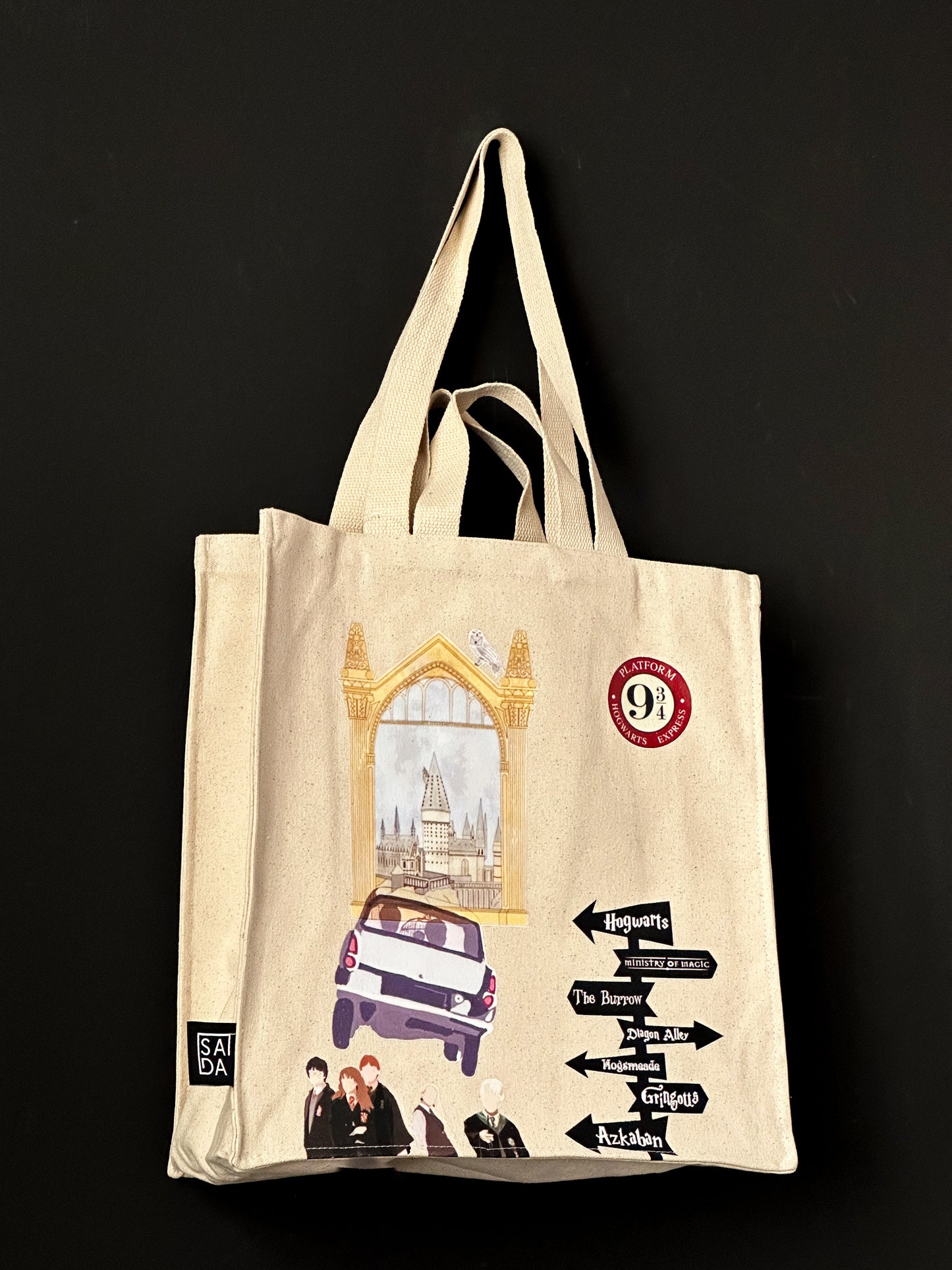 SADA White Large tote bags