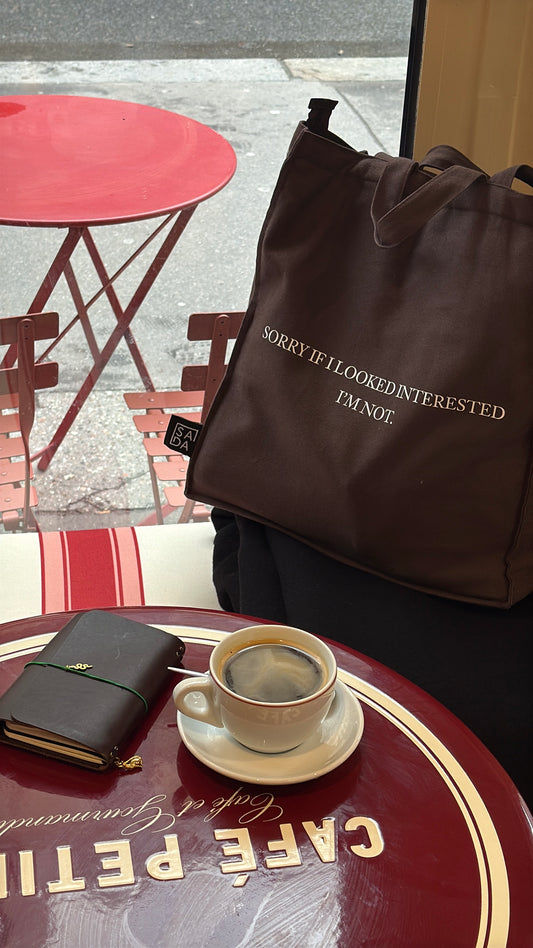 SORRY IF I LOOKED INTERESTED I’M NOT.