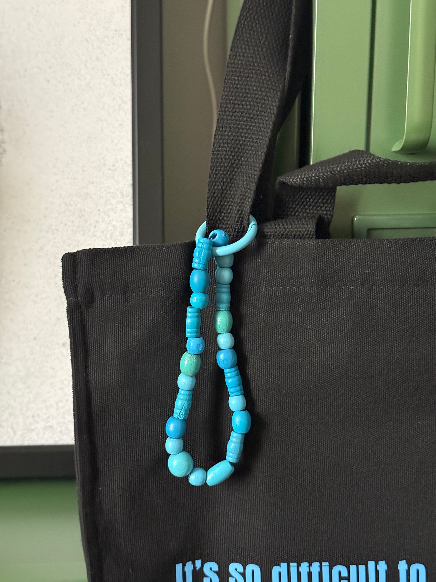 Blue kharaz beads