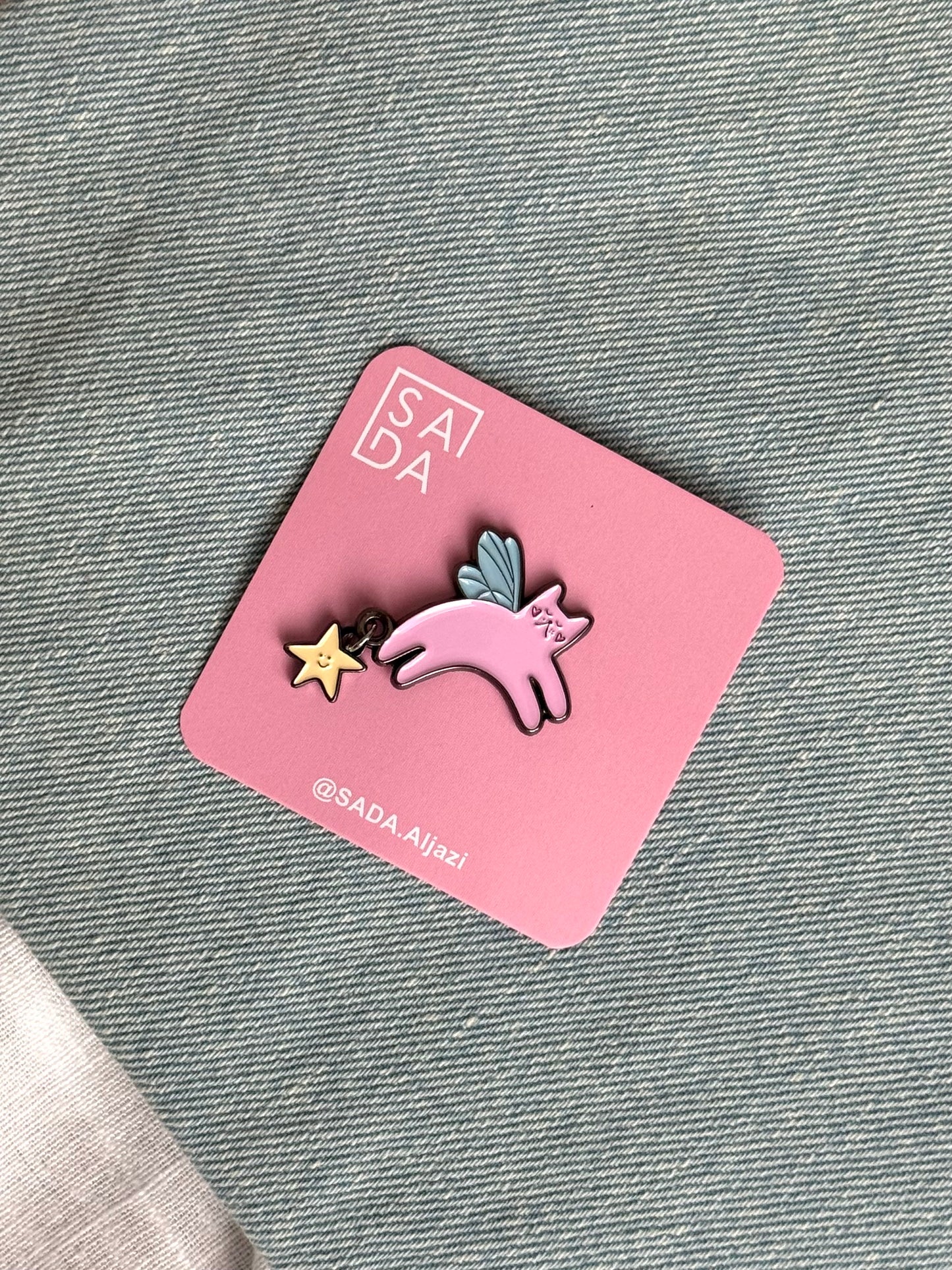 Fairy cat - pin