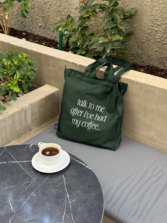Talk to me after I’ve had my coffee