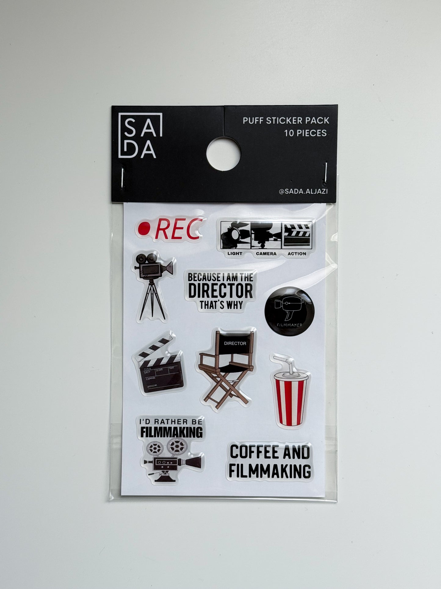 Filming 🎥 puff sticker