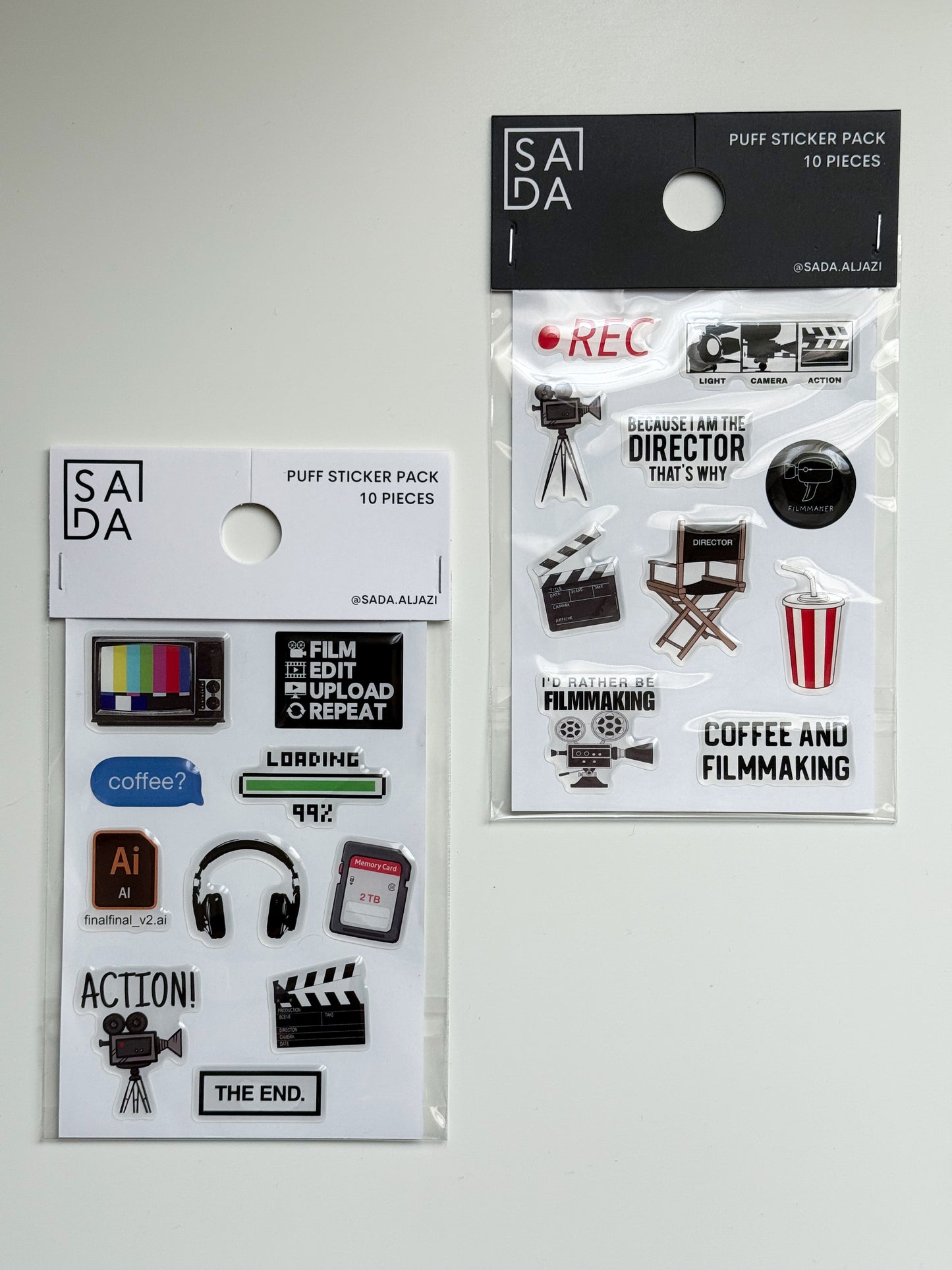 Filming 🎥 puff sticker