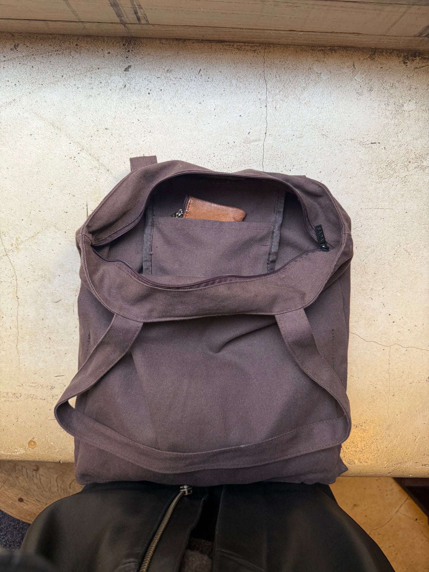 tired adult tote