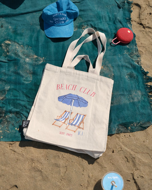 Beach club tote