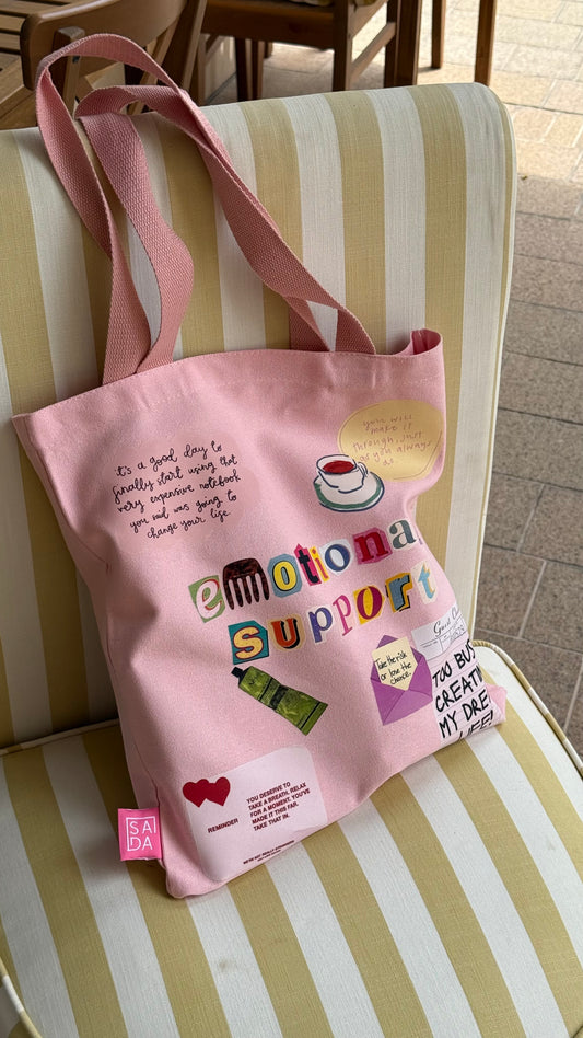 Emotional support tote