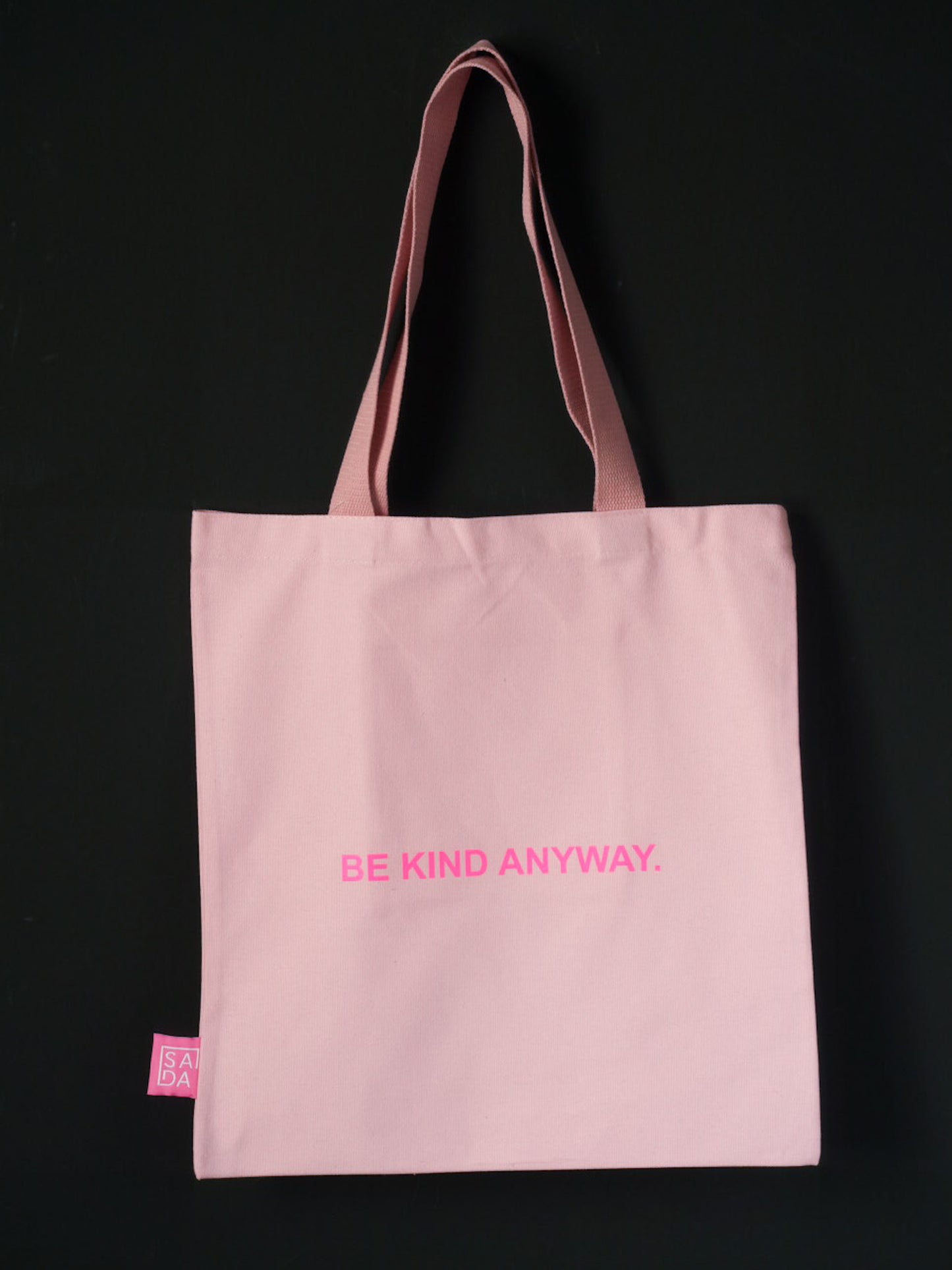 Be kind anyway pink tote