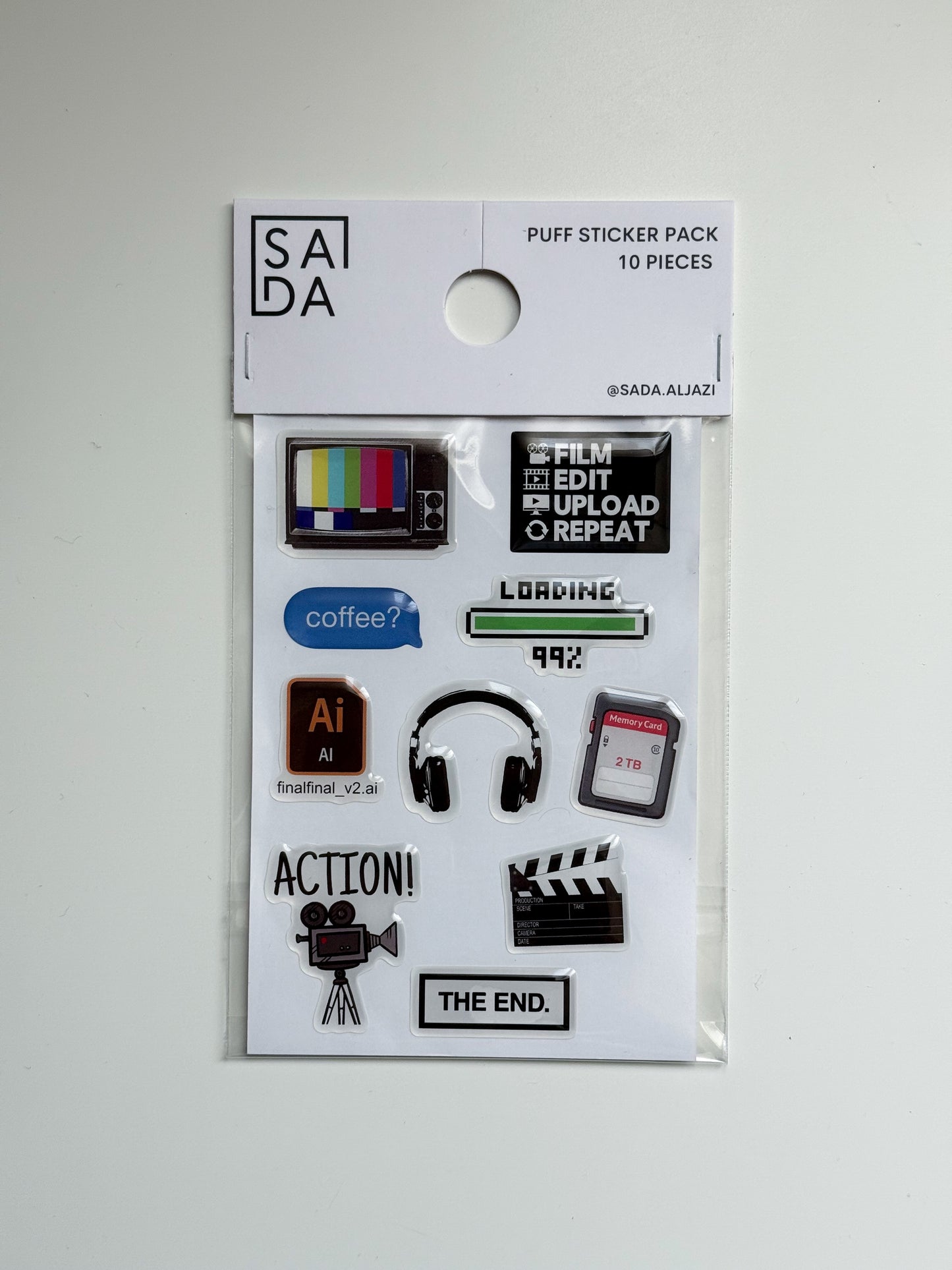 Filming 🎥 puff sticker