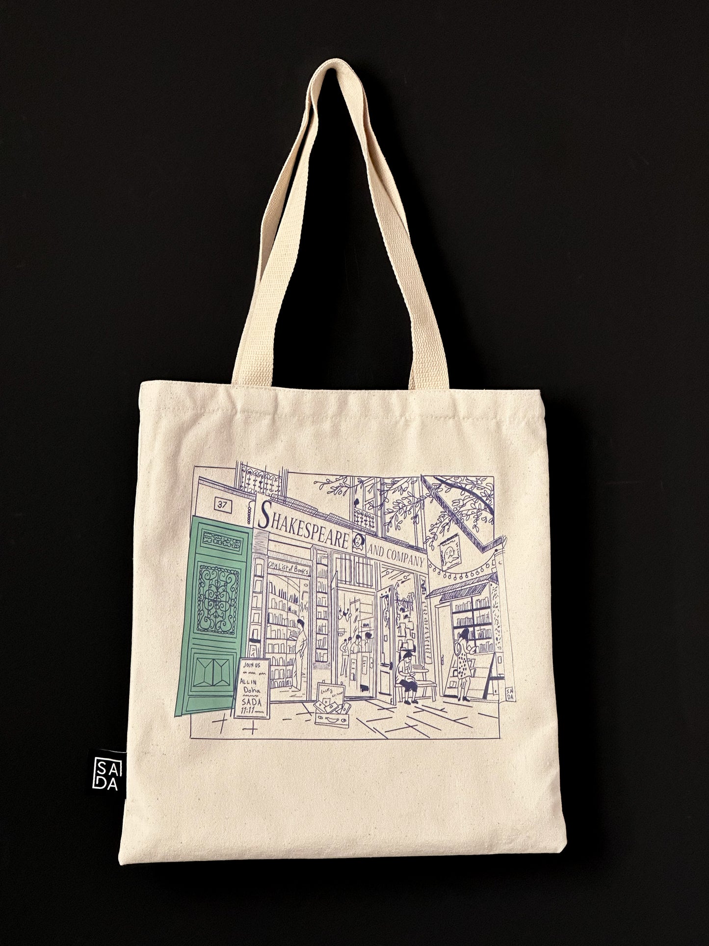 SADA printed totes (pink and others)