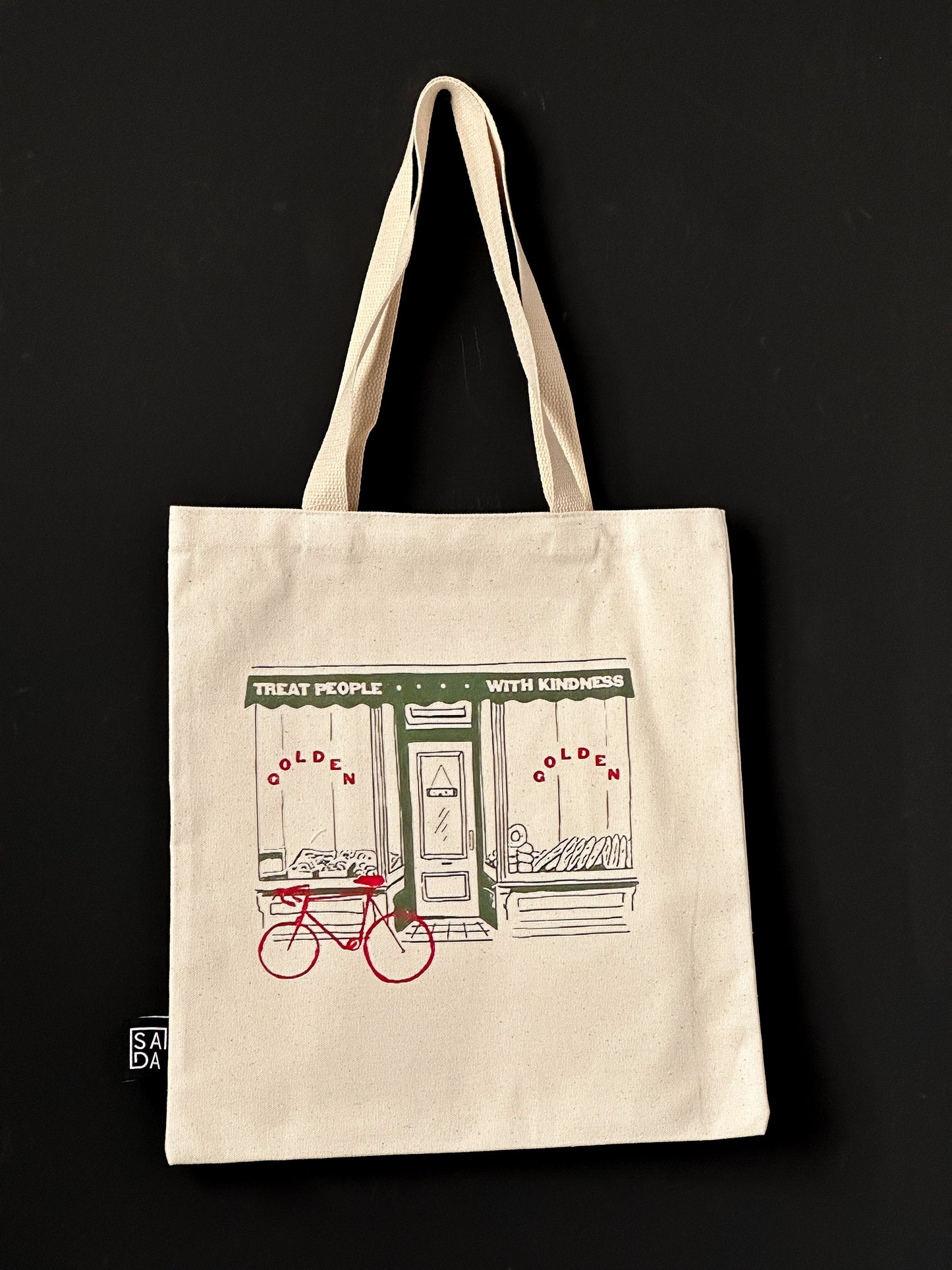 SADA printed totes (pink and others)