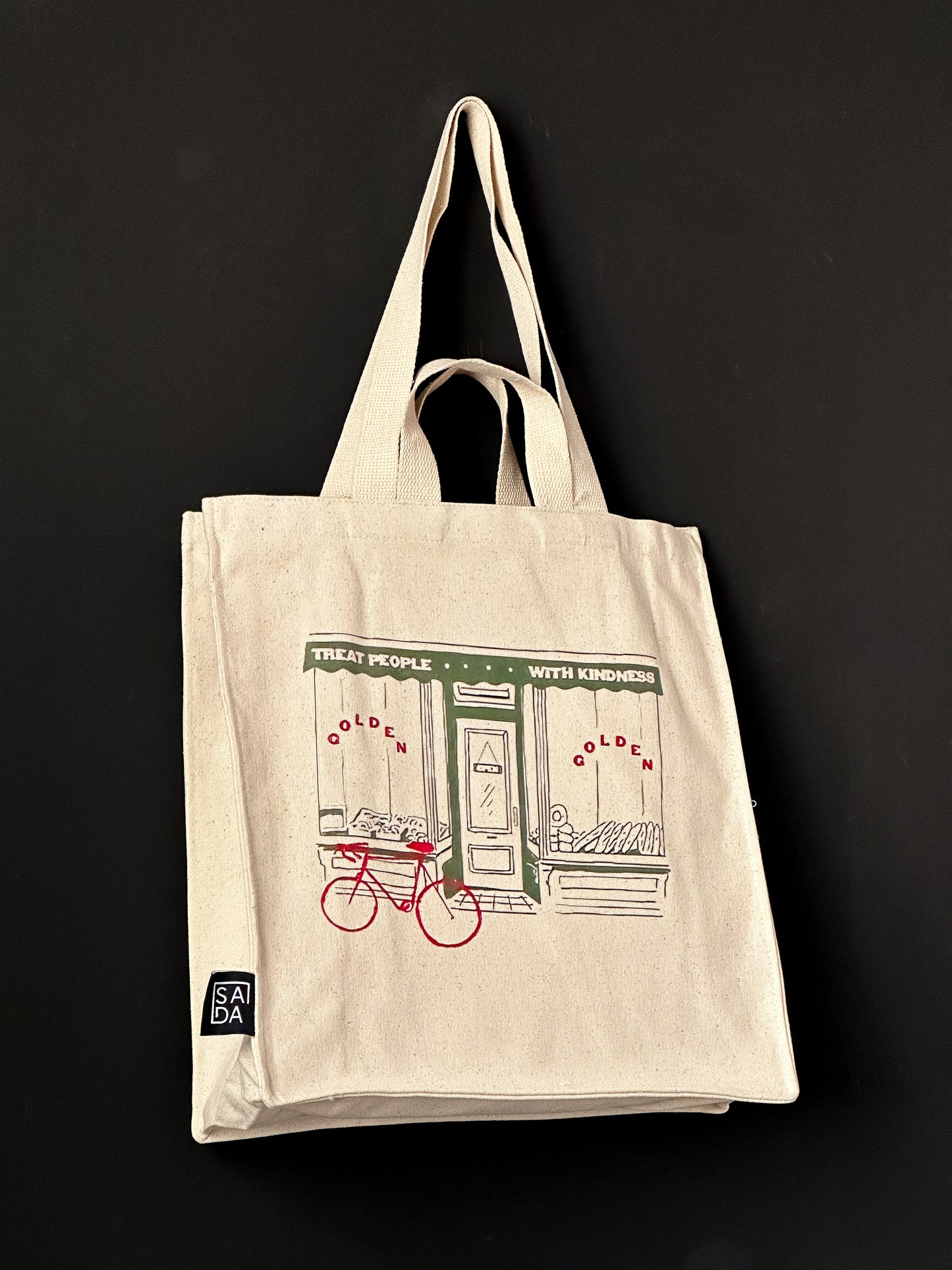 SADA White Large tote bags