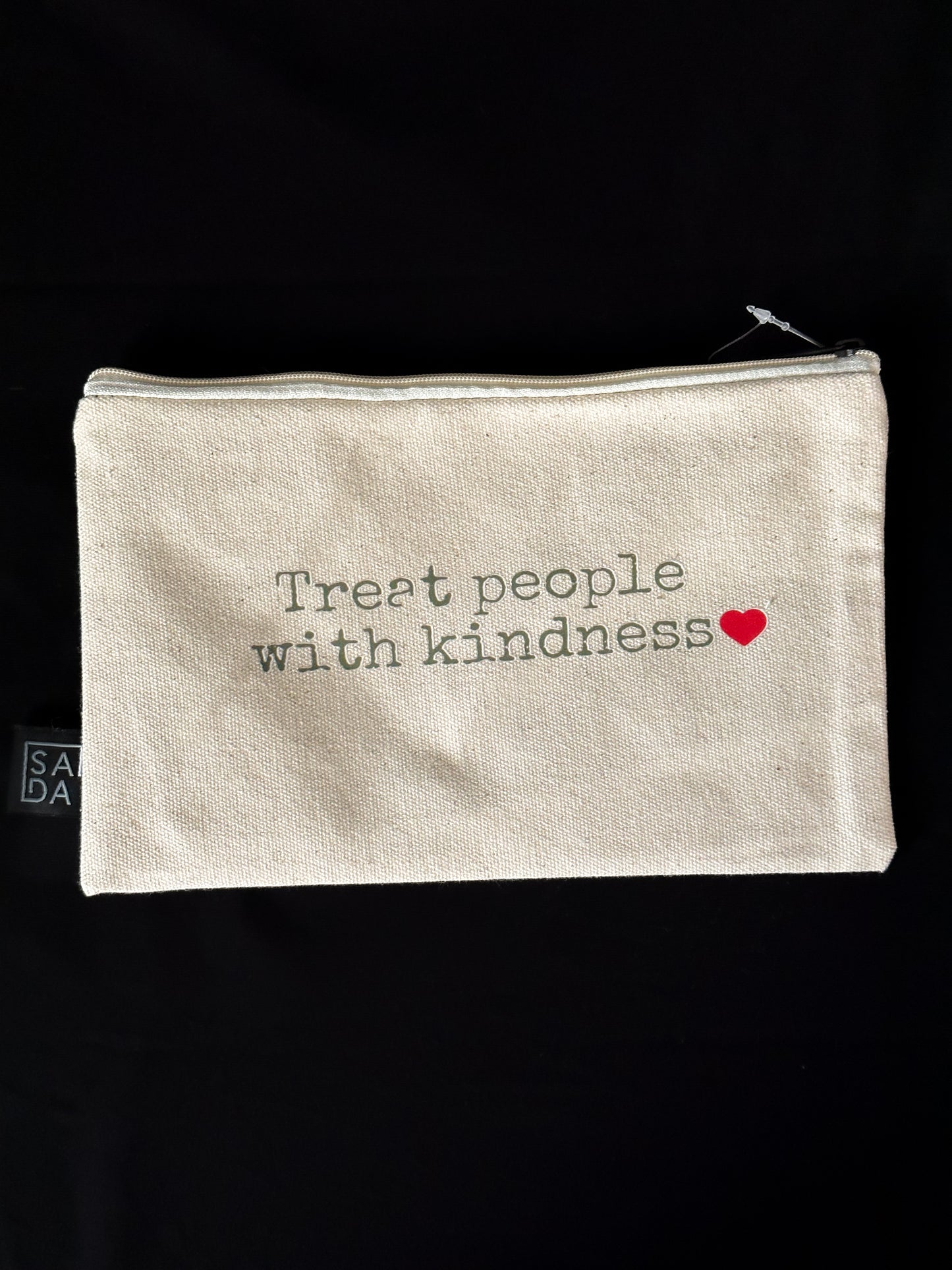 Treat people with kindness pouch